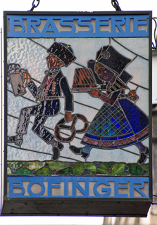 Enseigne de la Brasserie Bofinger