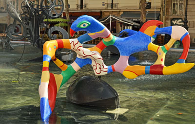 Paris fontaine Stravinsky