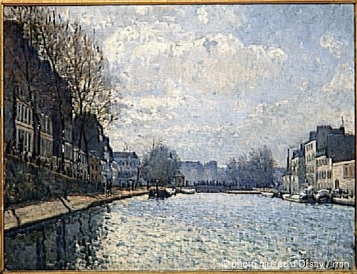 Sisley vue du canal