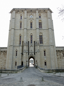 Entrée du site du château
