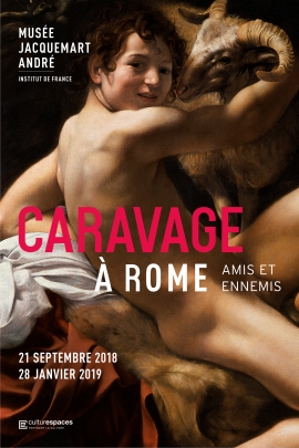 affiche caravage à Rome