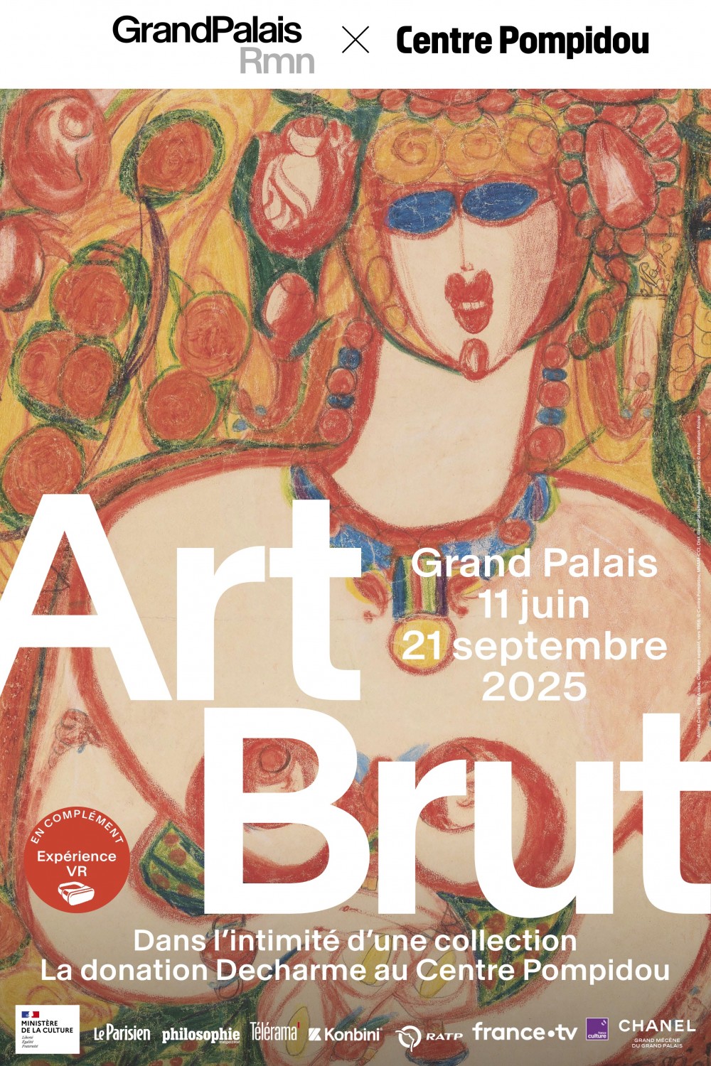affiche expo Art Brut