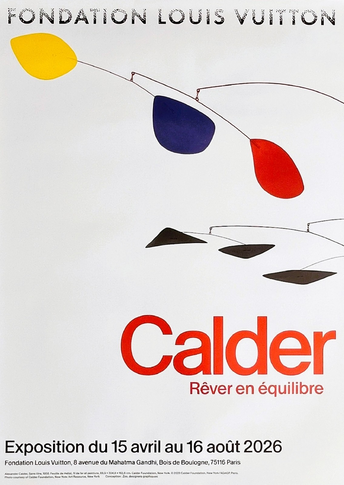 Exposition Collections privées affiche expo david Hockney 25