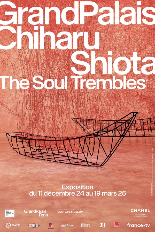 affiche expo Chiharu Shiota