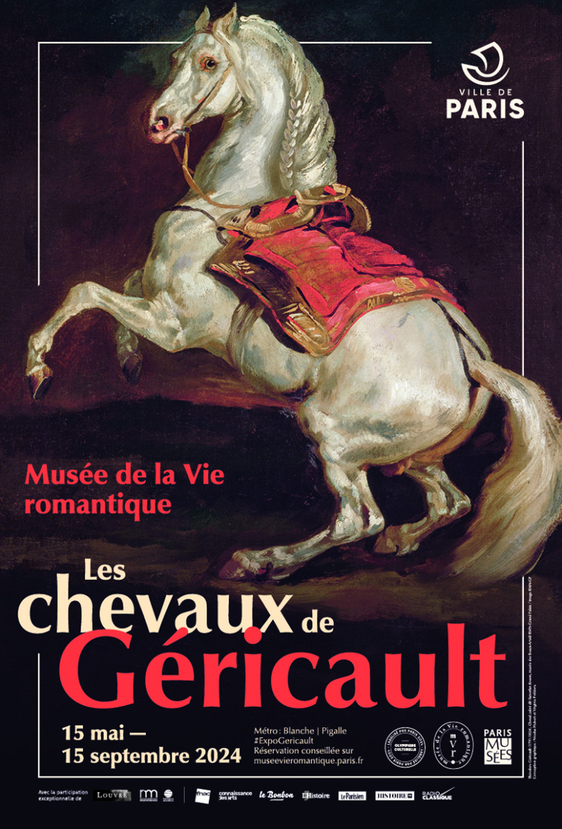 affiche expo Les chevaux de Gericaukt