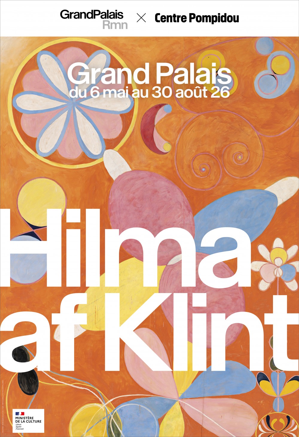 Exposition Collections privées affiche expo Hilma Af Klimt