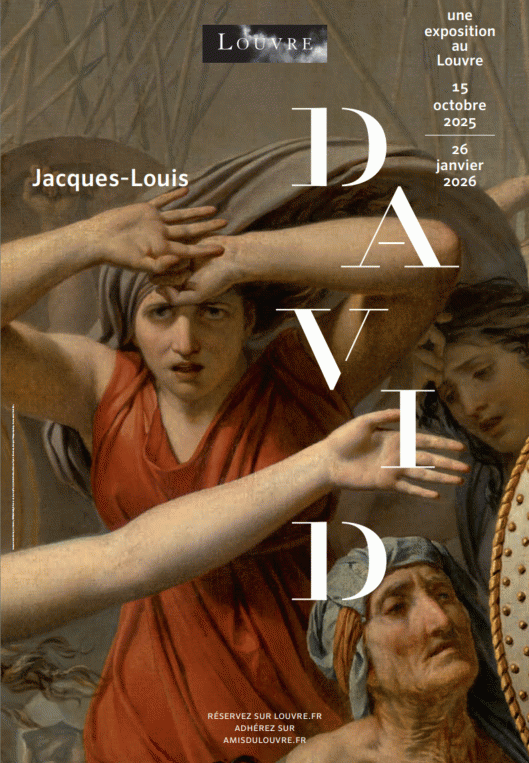 affiche expo Jacques-Louis DAVID