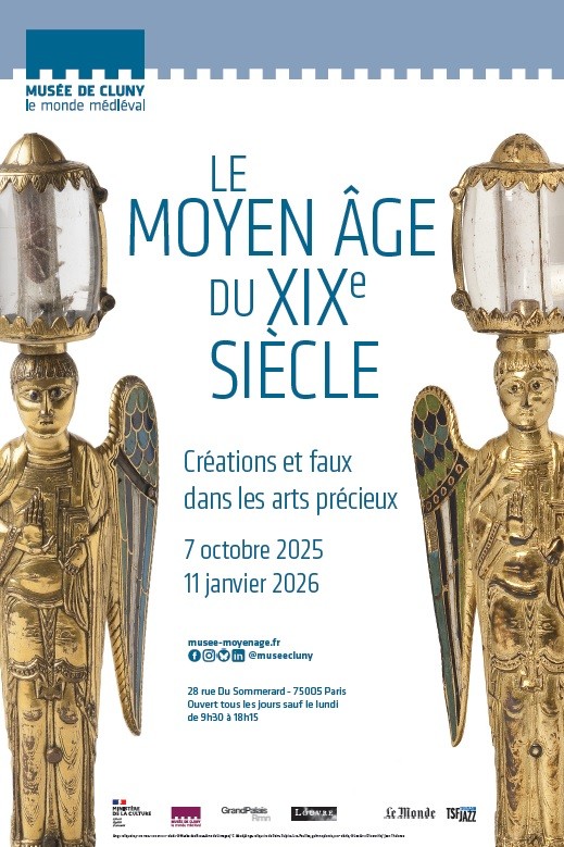 affiche expo Le Moyen-Age du XIXe siècle