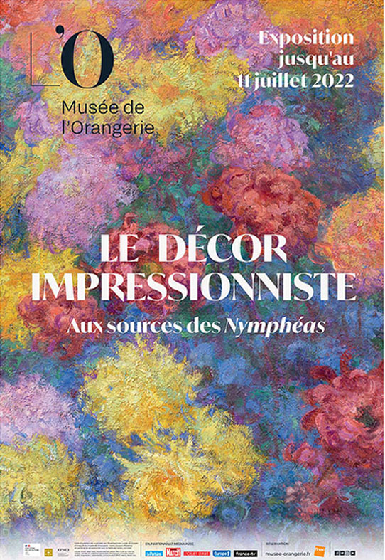 affiche expo Le décor impressionniste