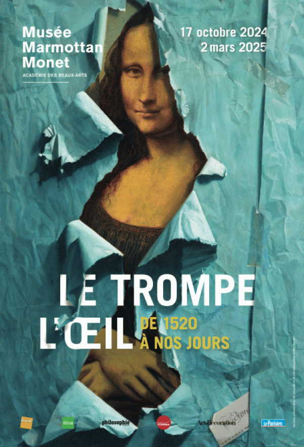 affiche expo Le trompe l'oeil