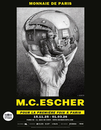 affiche expo Maurits Cornelis ESCHER