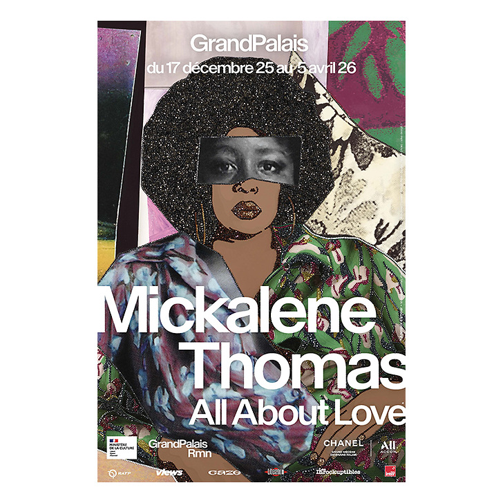 affiche expo Mickalene THOMAS