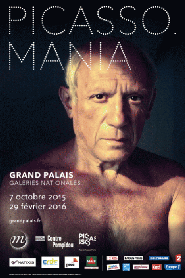 affiche expo Picasso mania