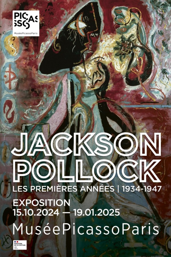 affiche expo Jackson Pollock