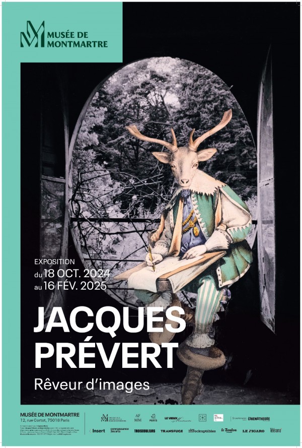 affiche expo Jacques Prévert