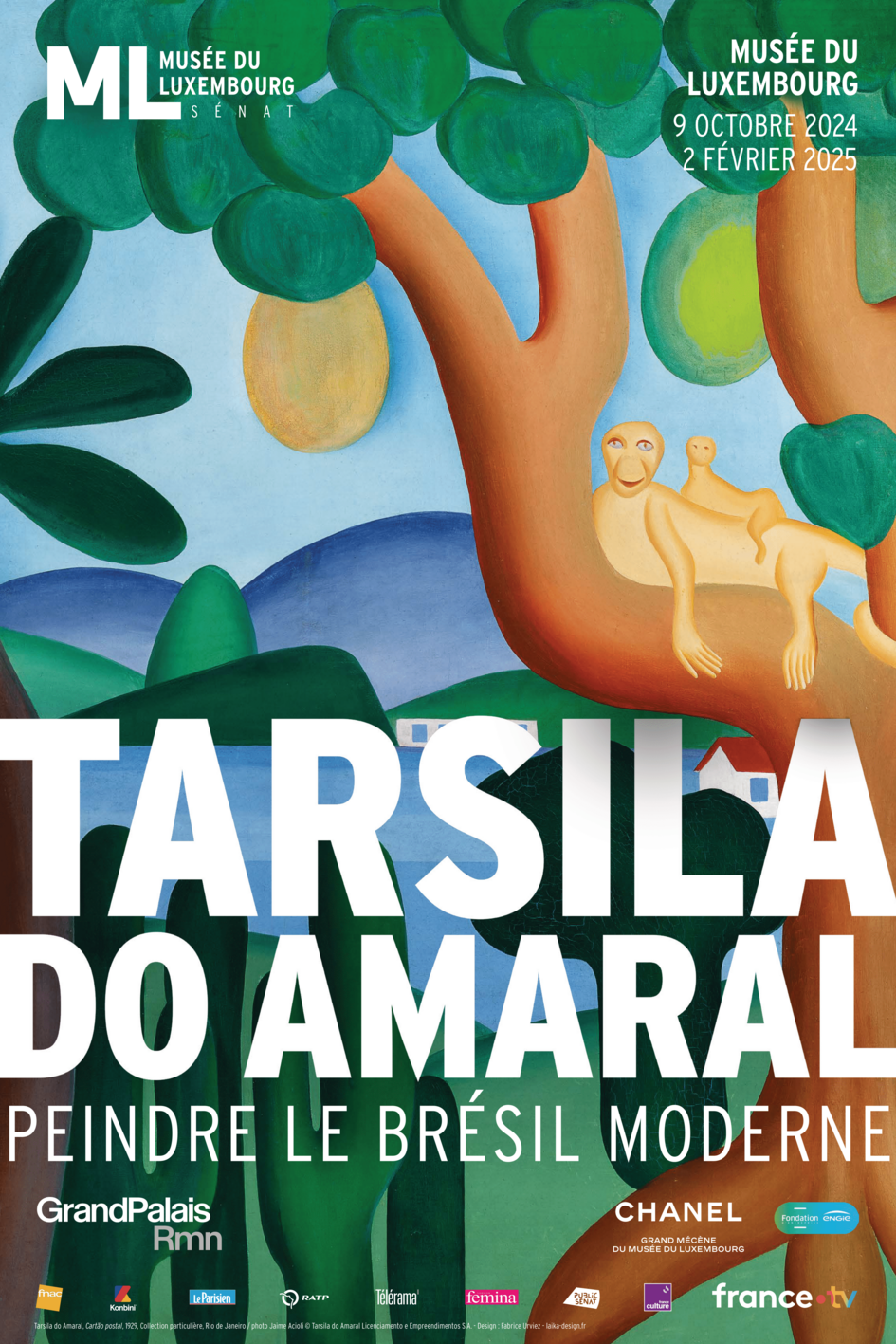 affiche expo Tarsila Do Amaral