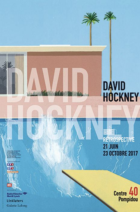 Exposition Collections privées affiche expo david Hockney 25
