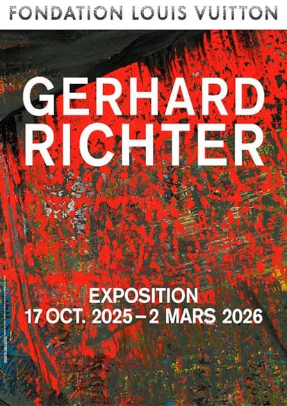 affiche expo Gerhard RICHTER