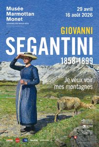Exposition Collections privées affiche expo Giovanni Segantini