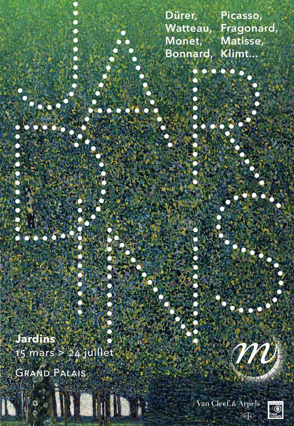 affiche exposition Jardins au Grand Palais