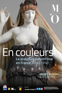 affiche expo la sculpture polychrome