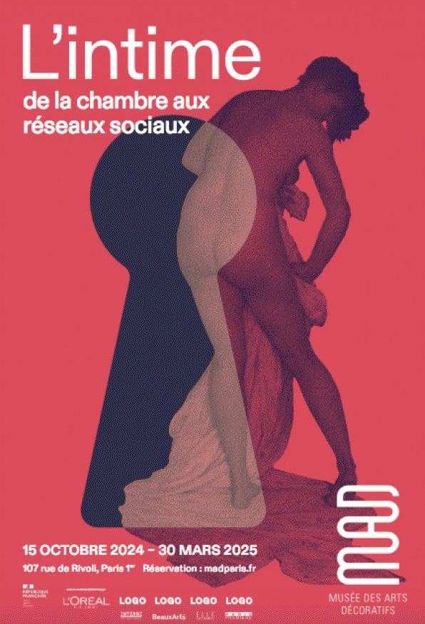 affiche expo L'Intime