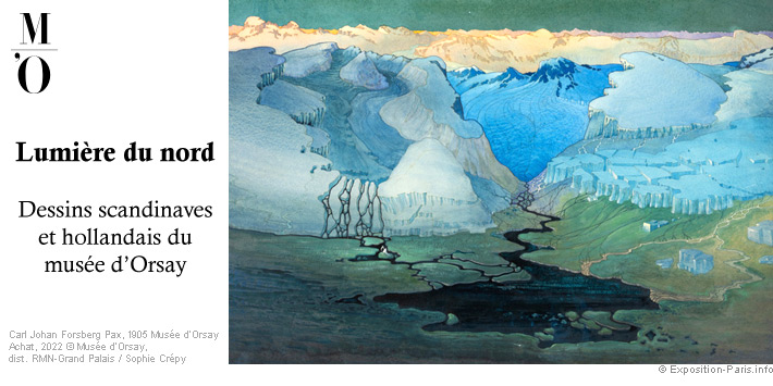 affiche expo lumiere-du-nord-dessin-scandinave-hollandais