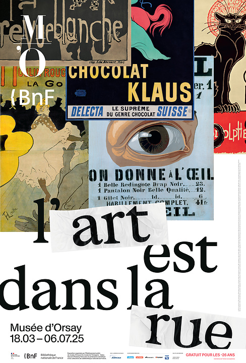 affiche expo L'art est dans la rue