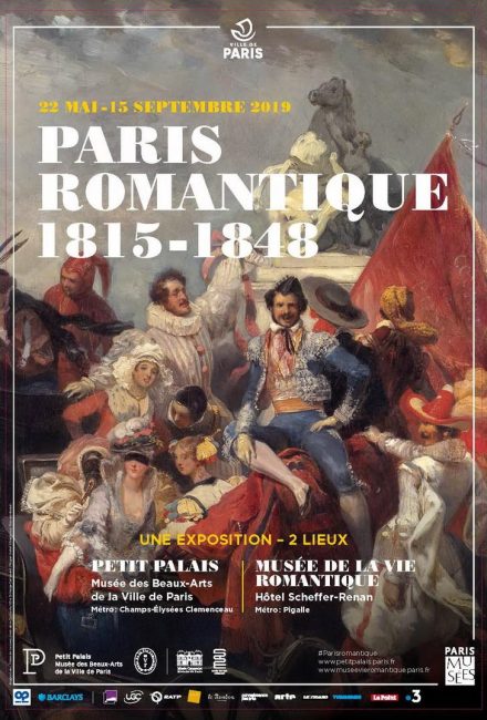 affiche paris romantique