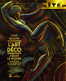 affiche 1925 art deco