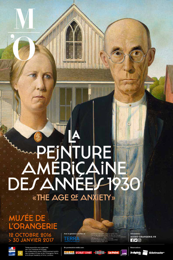 affiche orangerie peinture americaine 1930
